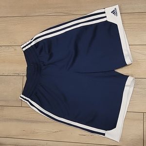 Adidas Navy White Athletic Shorts - Size Small 8